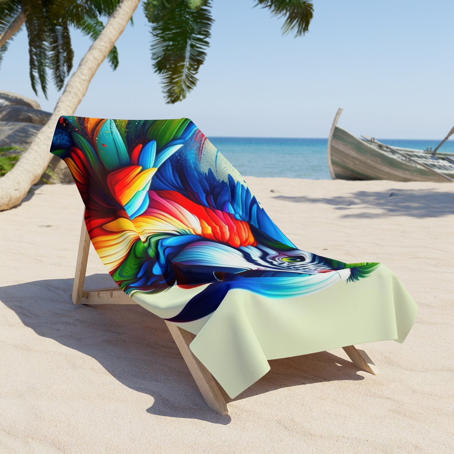 Parrot Beach Towel