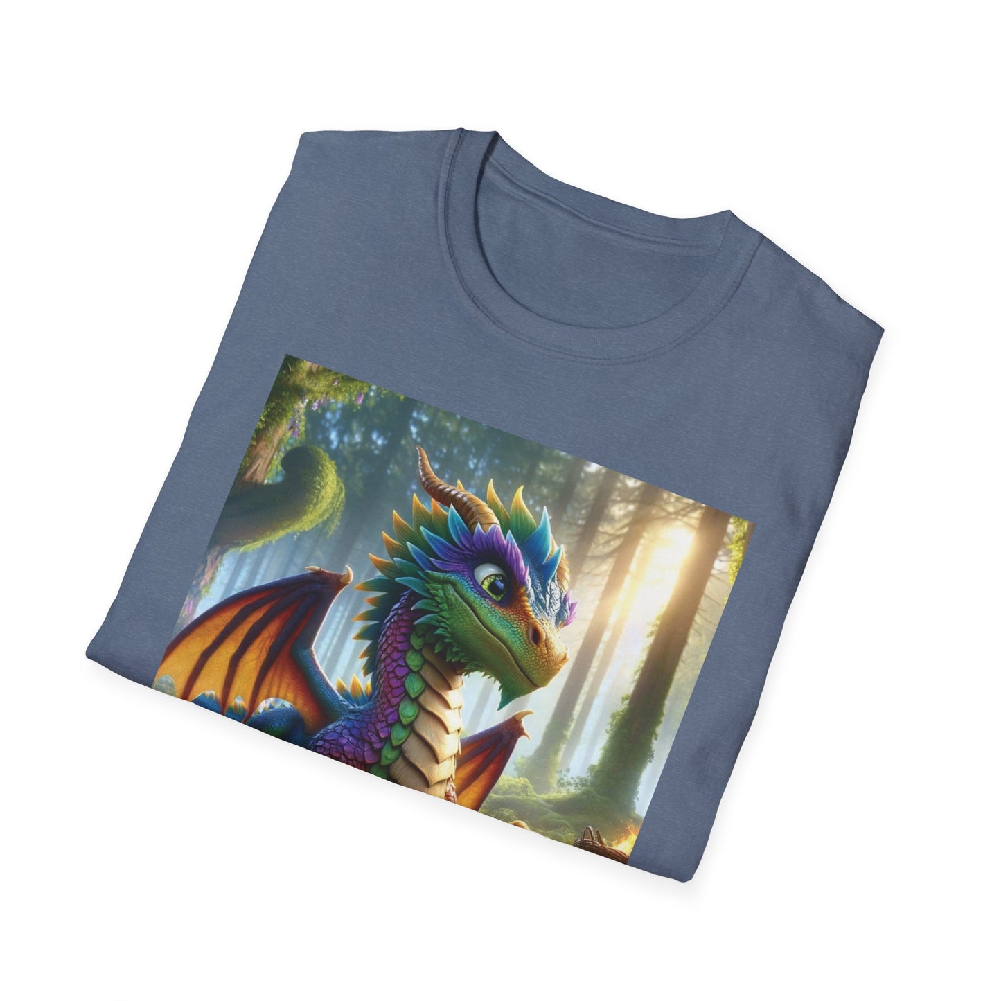 Gamer Dragon - Unisex Softstyle T-Shirt