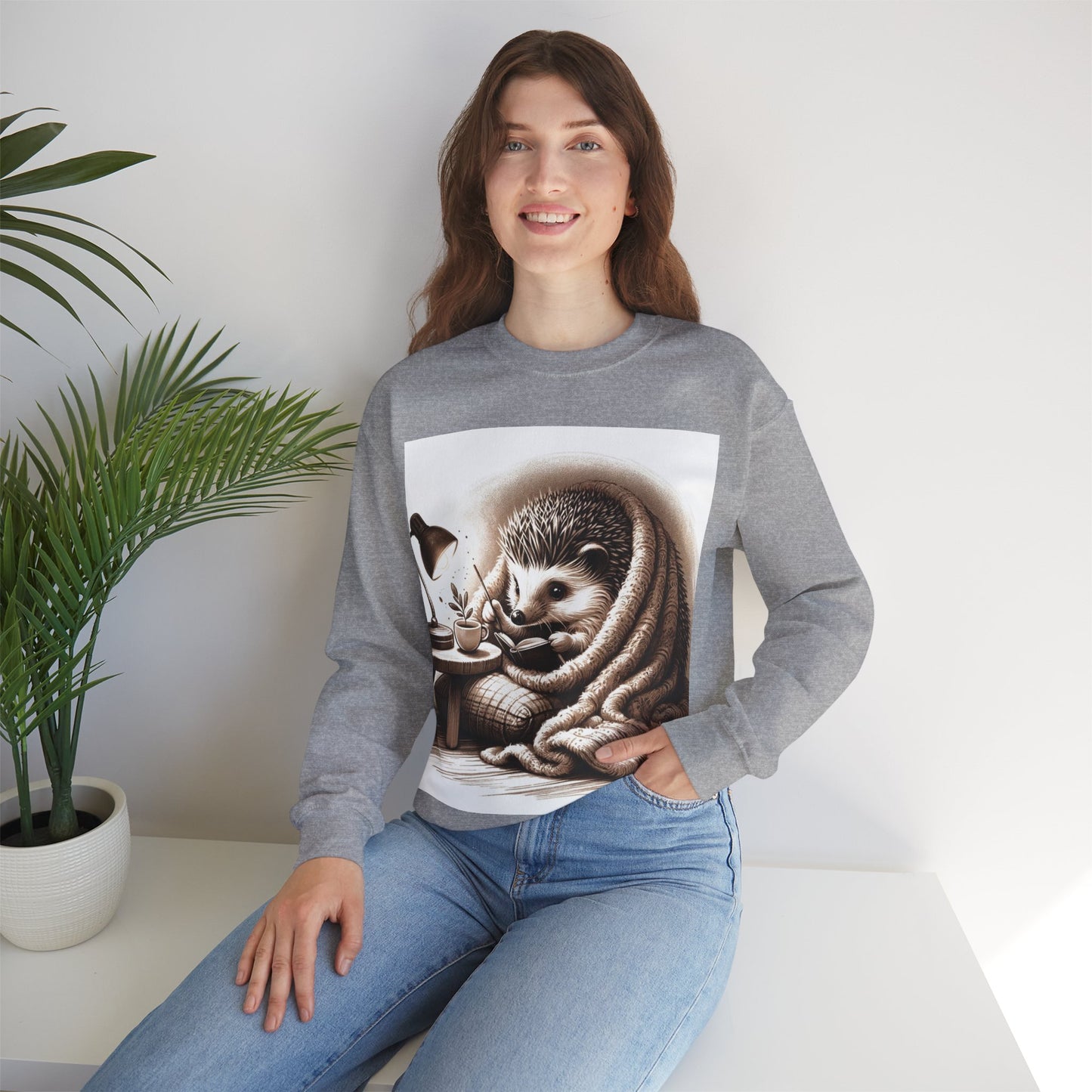 Hedge Hog - Unisex Heavy Blend™ Crewneck Sweatshirt