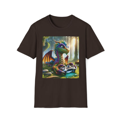 Gamer Dragon - Unisex Softstyle T-Shirt