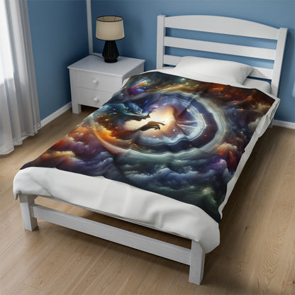 Universe - Velveteen Plush Blanket