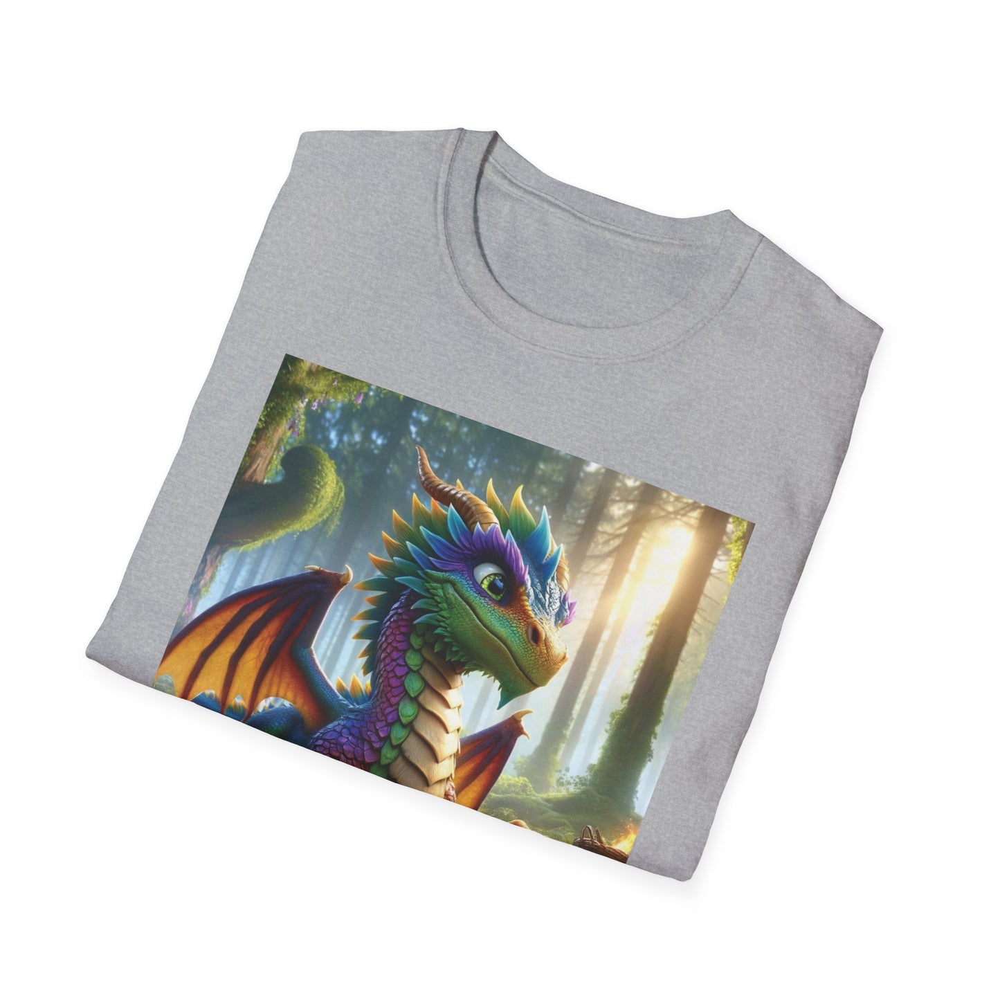 Gamer Dragon - Unisex Softstyle T-Shirt