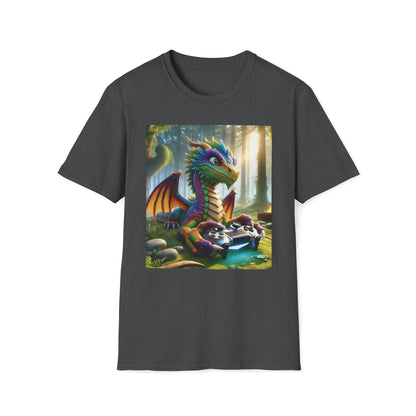 Gamer Dragon - Unisex Softstyle T-Shirt