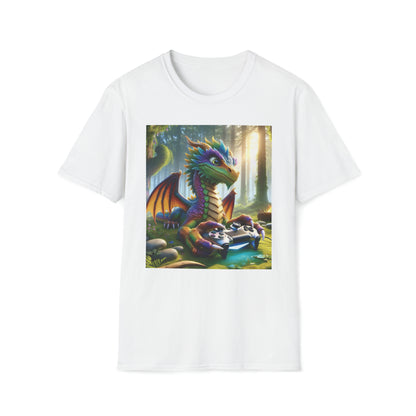 Gamer Dragon - Unisex Softstyle T-Shirt