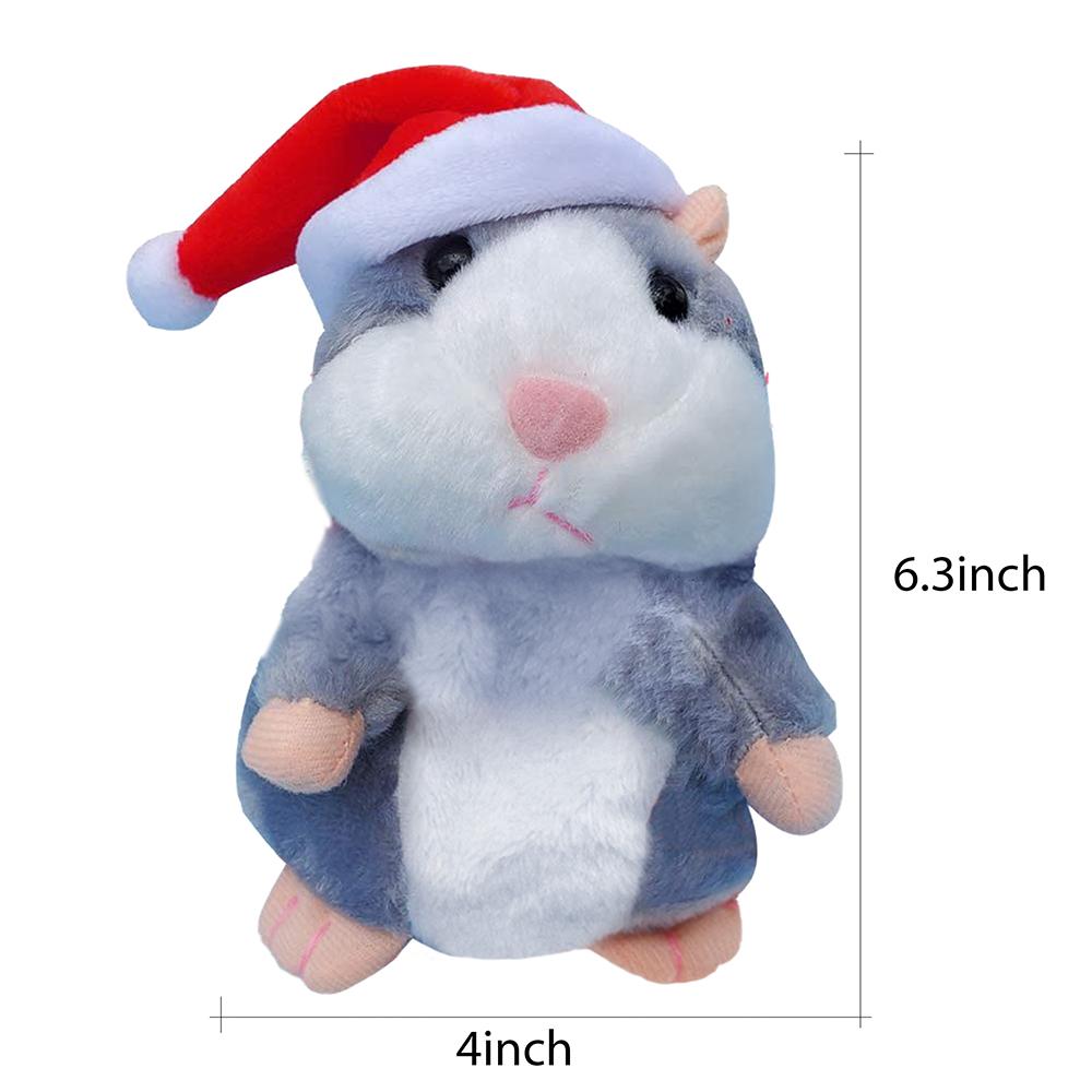 Talking Hamster Electronic Plush Mouse Pet Speak Sound Record Toy