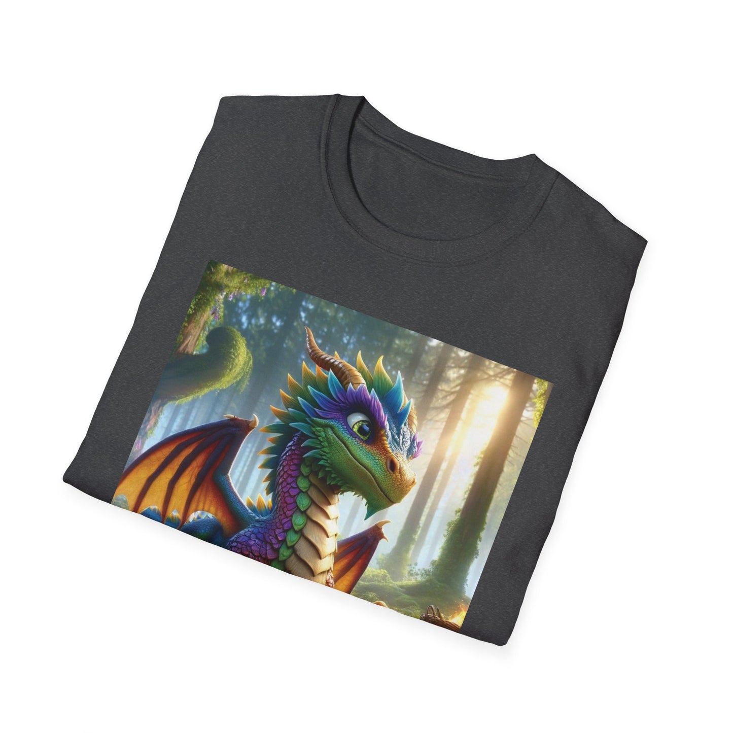 Gamer Dragon - Unisex Softstyle T-Shirt